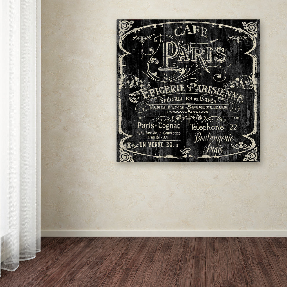 Color Bakery 'Paris Bistro VI' Canvas Art, 14x14