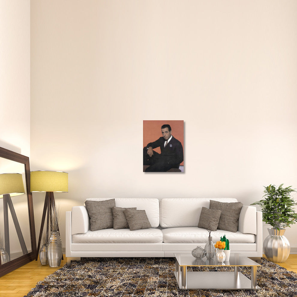 "Humphrey Bogart" Stretched Canvas Giclee by Hollywood Photo Archive, 23"x30"