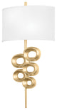 Tourmaline 1-Light Wall Sconce, Vintage Gold Leaf