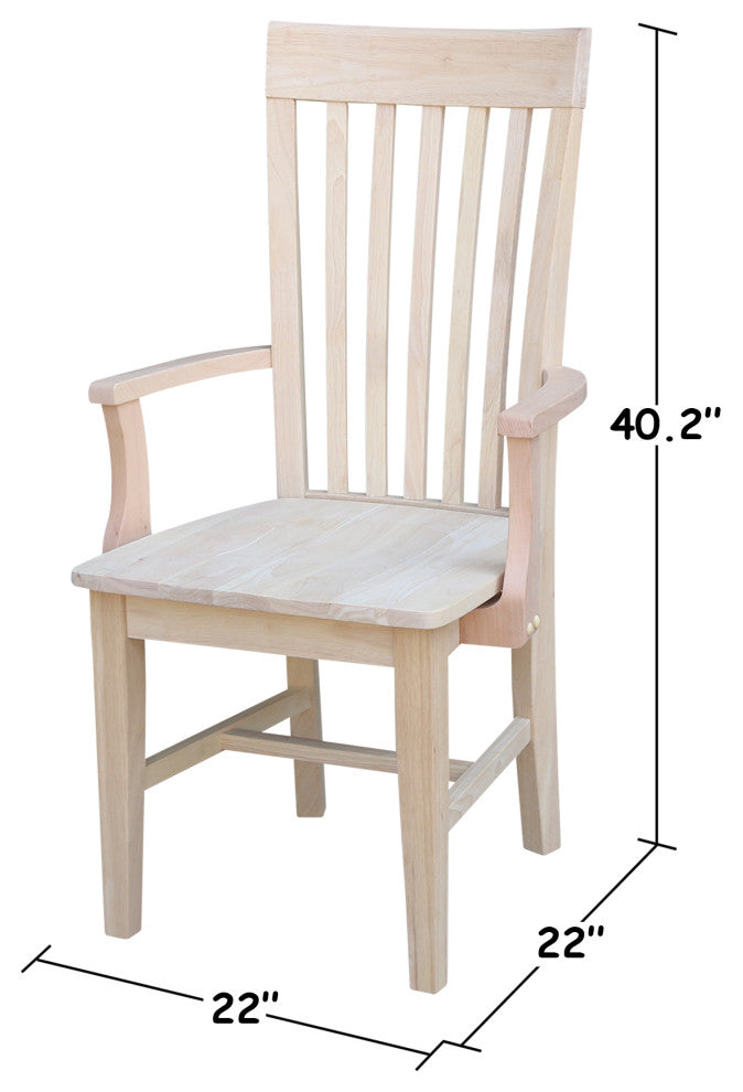 Tall Mission Chair With Arms