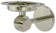Satellite Orbit Two Toothbrush Holder With Groovy Accents, Polished Nickel