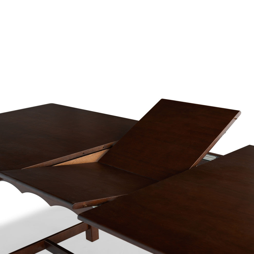 Safavieh Couture Rhylee Extendable Dining Table, Walnut