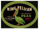 "King Pelican California Peas" Digital Paper Print by Retrolabel, 32"x25"