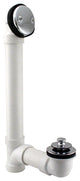 Pull & Drain Sch. 40 PVC Bath Waste With Two-Hole Elbow In Polished Chrome