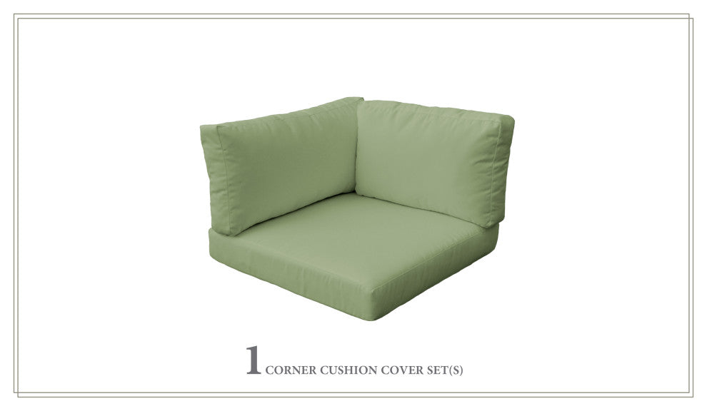 4" Cushions for Corner Chairs, Cilantro