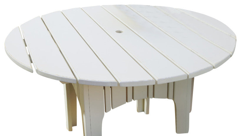 Carolina Preserves 48" Round Dining Table, Twilight Blue Wash