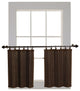 Versailles Patented Ring Top Bamboo Tier Set, Espresso, 24"