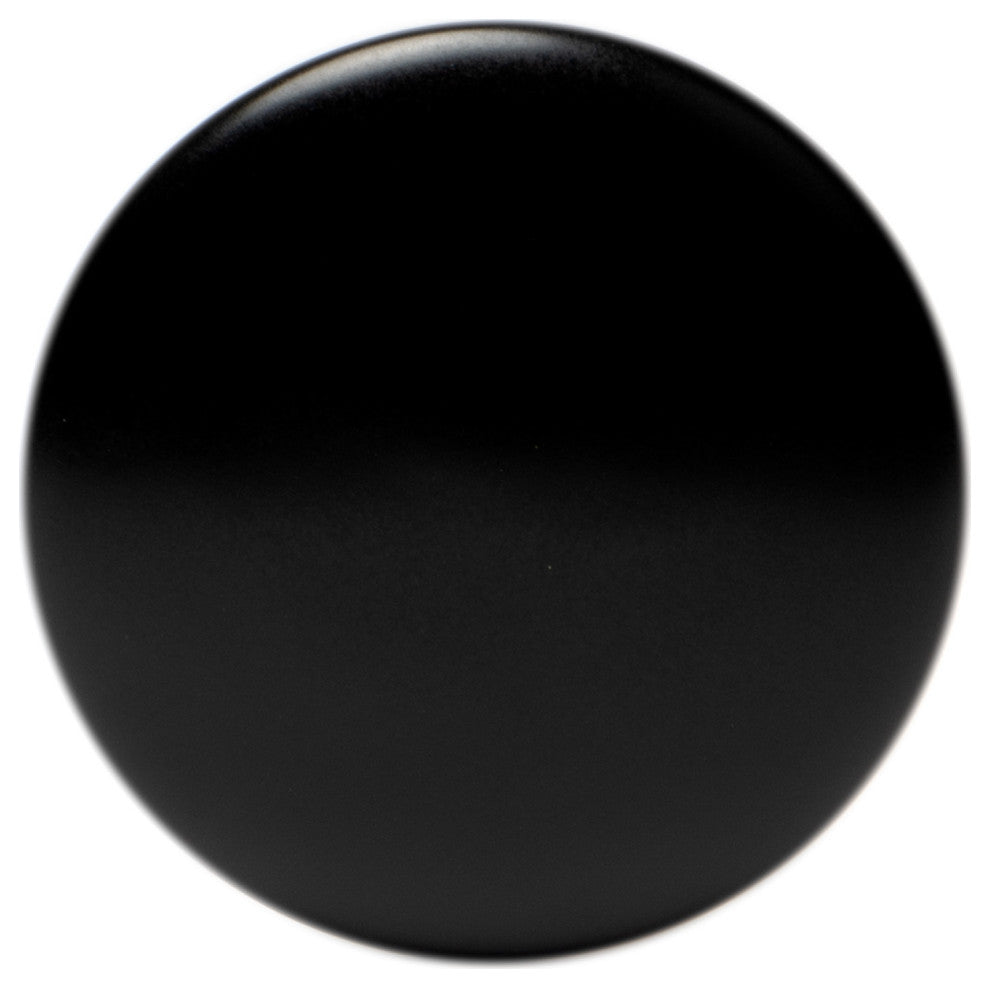 Black Matte Ceramic Mushroom Top Pop Up Drain For Sinks Without Overflow
