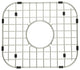 Sink Protector Stainless Steel, Compress Bottom Grid, Rack, 11-13/16"x13-3/16"