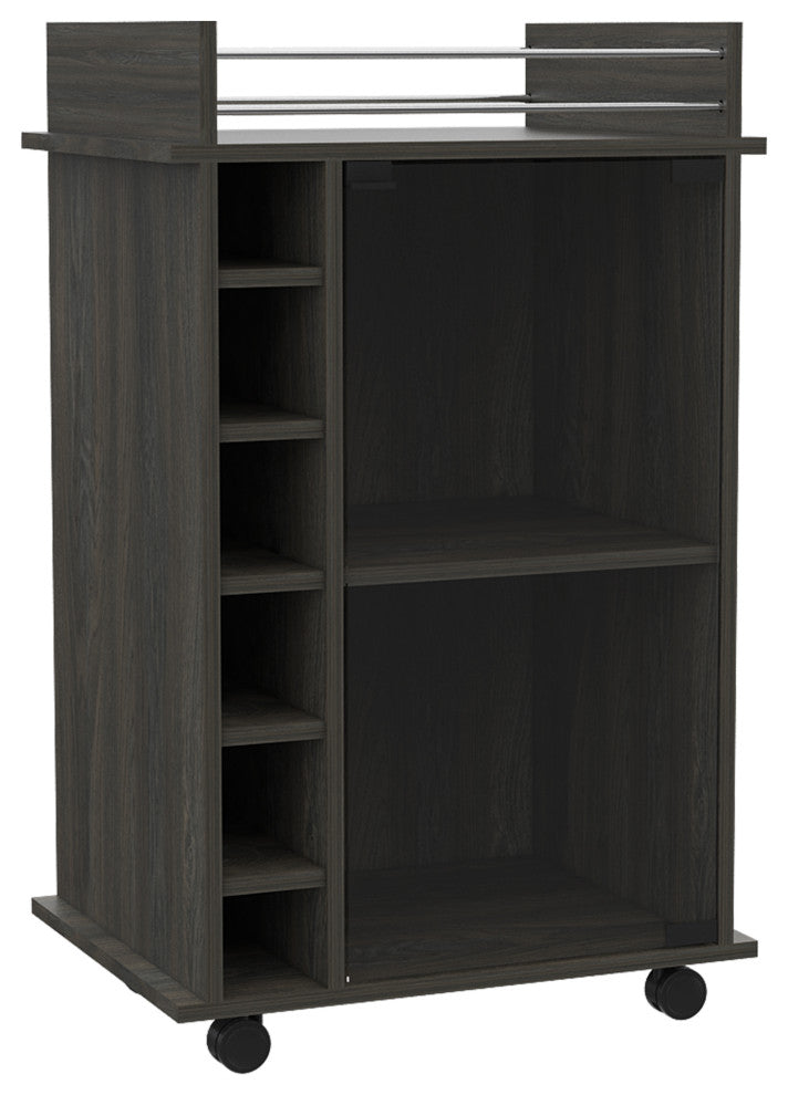 Huali Bar Cart, Espresso
