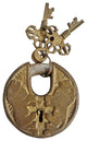 Consigned Brass India Double Lion Lock