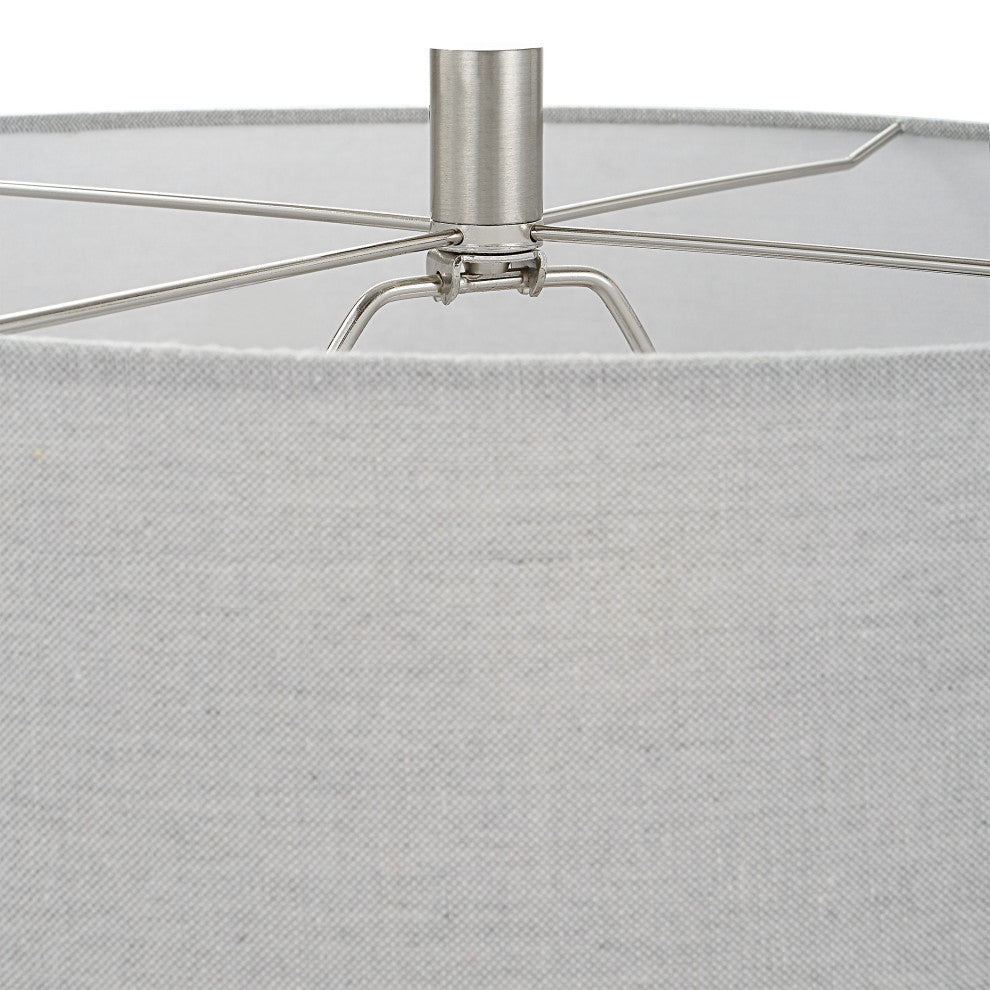 Uttermost Twilight Satin Black Table Lamp