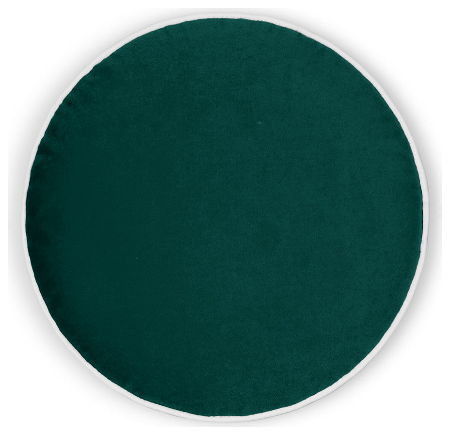 Posh Circle Pillow - Teal