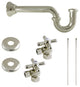 Plumbing Supply Kit Combo, Polished Nickel
