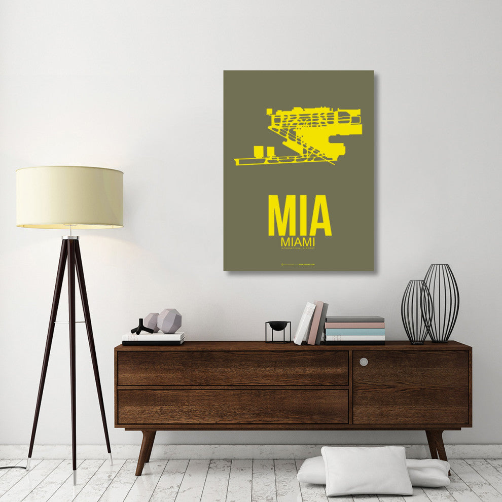 "MIA Miami Poster 1" Fine Art Print