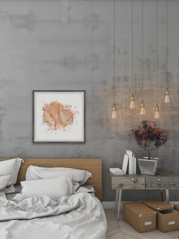 "Narrow Passage" Framed Painting Print, 24x24