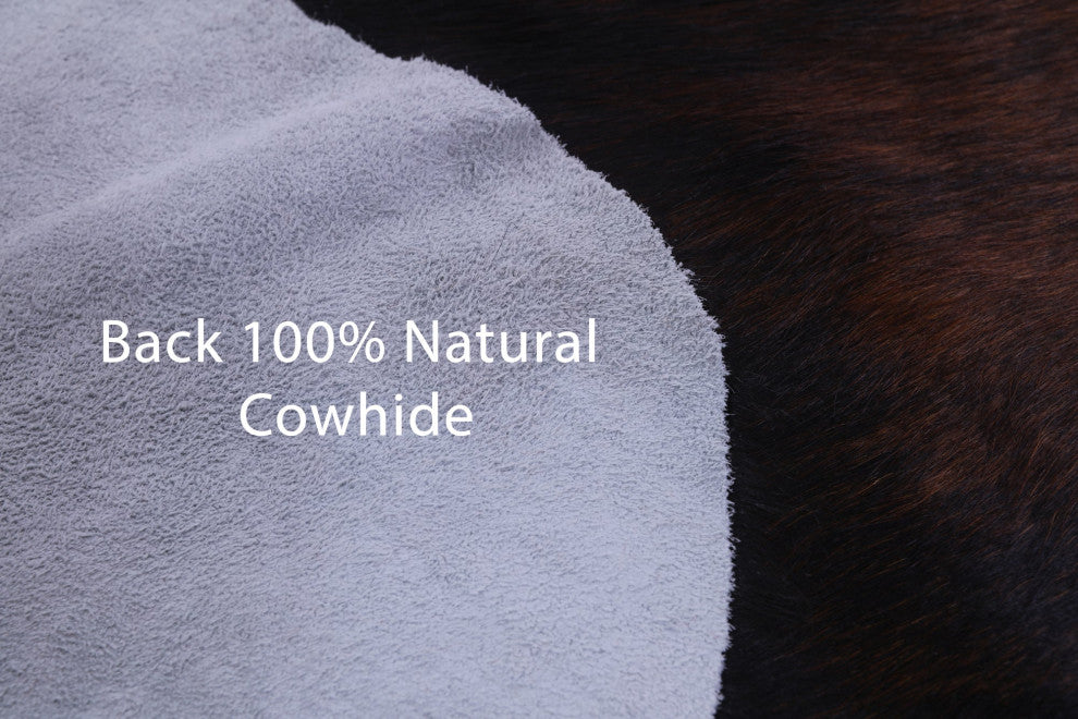 5' 5" X 5' 4" Natural Cowhide Rug C2393