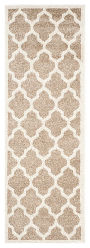 Safavieh Amherst Amt420S Indoor/Outdoor Rug, Wheat/Beige, 2'3"x22'0" Runner