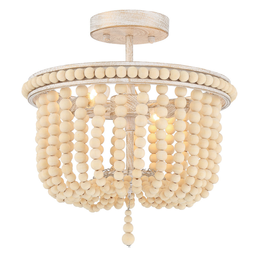 2 Light 12.6'' Unique/Statement Bowl Flush Mount