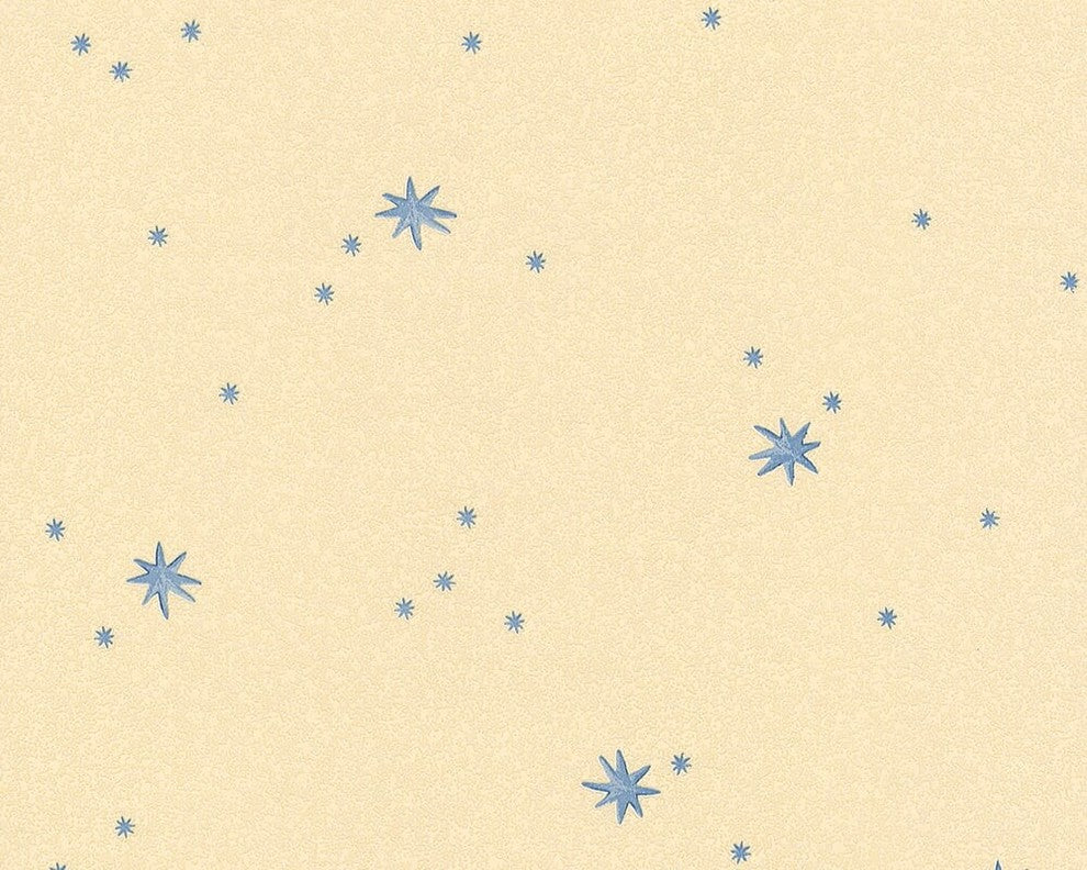 Dekora Natur 6, Naturally Multifaceted Yellow Blue Wallpaper Roll