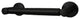 Anello Collection Traditional Toilet Paper Holder, Matte Black