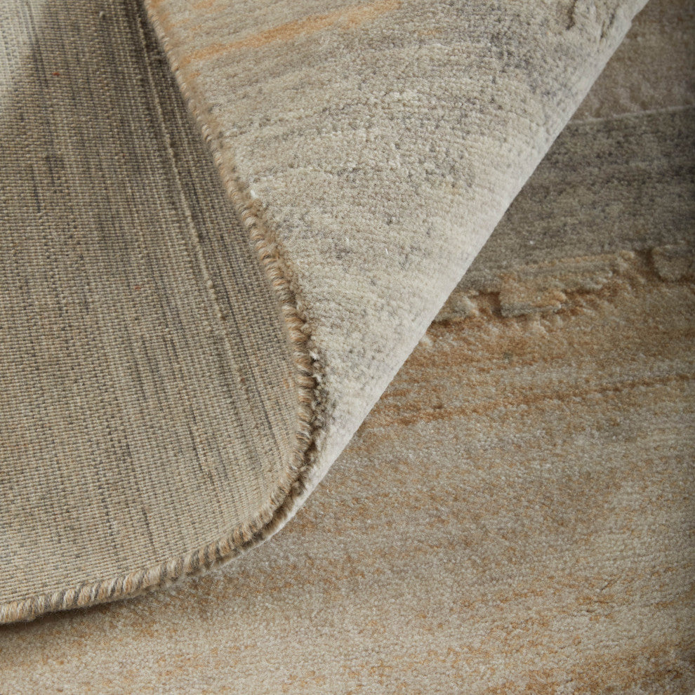 Jaxson 39PXF Modern/Industrial/Bohemian & Eclectic Area Rug, Tan/Brown, 12'x15'