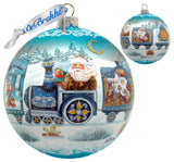 Holiday Express Le Glass Ball Ornament