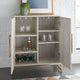Larkin Faux Marble Wine Cabinet