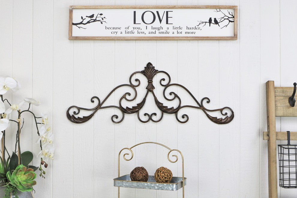 Metal Scroll Wall Swag, 32", 32"