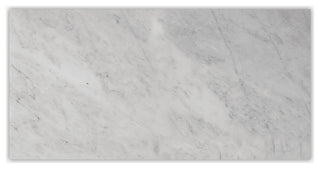 Carrara Classic Honed 6x12 Marble Tile