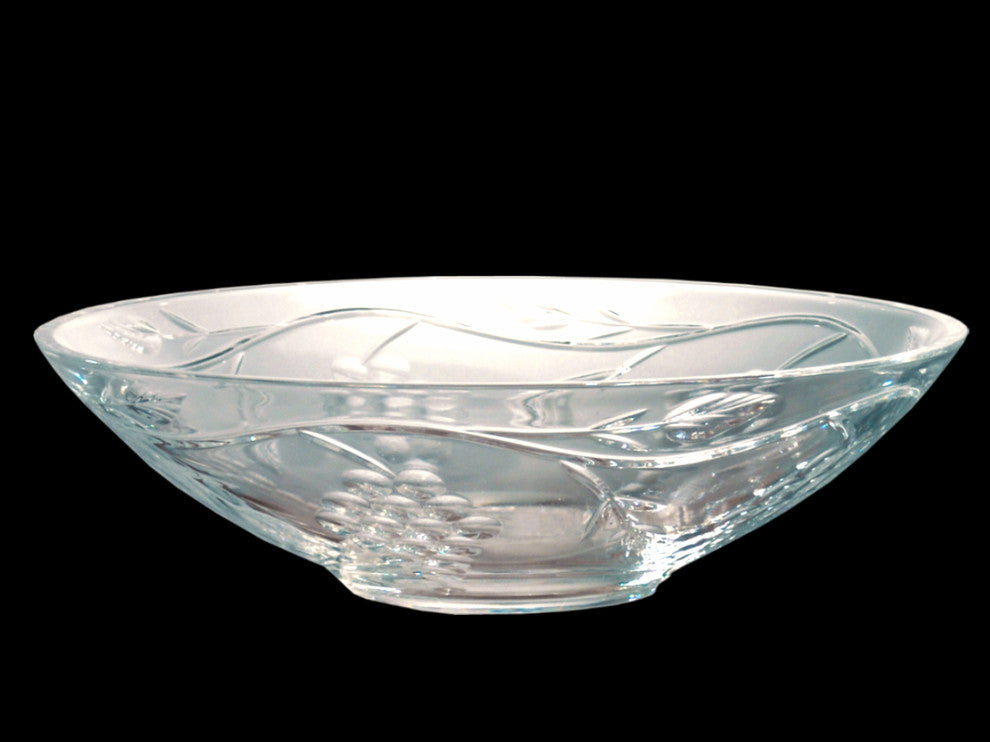 Springdale 13"H Grape Crystal Bowl
