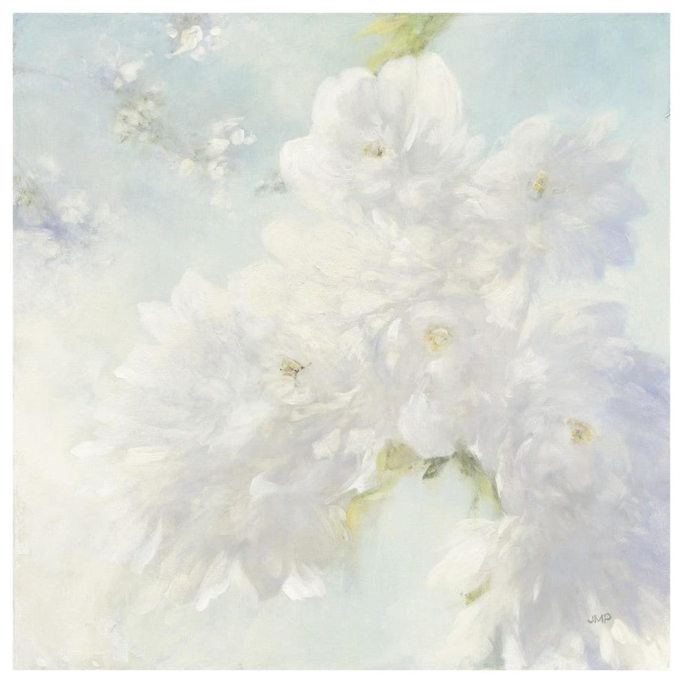 "Pear Blossoms" Digital Paper Print by Julia Purinton, 38"x38"