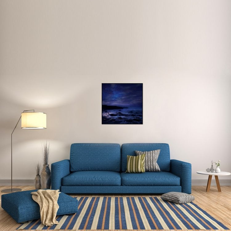 "Insomnia" Framed Canvas Giclee by Sebastien Del Grosso, 31x31"