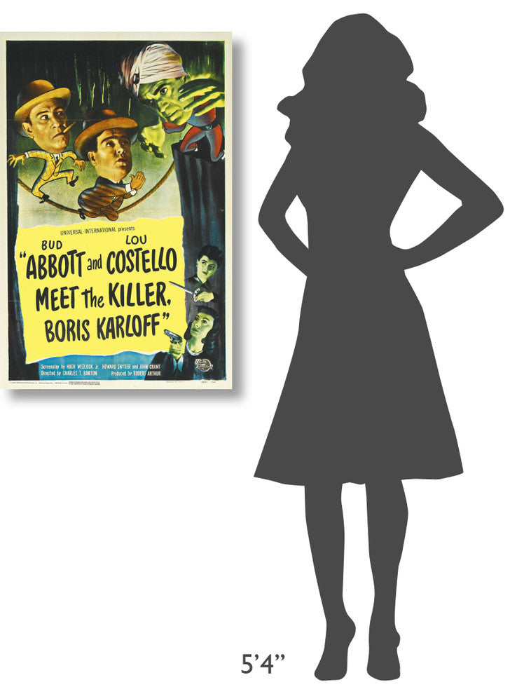 "Abbott & Costello - Meet The Killer" Canvas by Hollywood Photo Archive, 23x36"