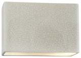 Ambiance Rectangle ADA Wall, Closed Top, 10", White Crackle