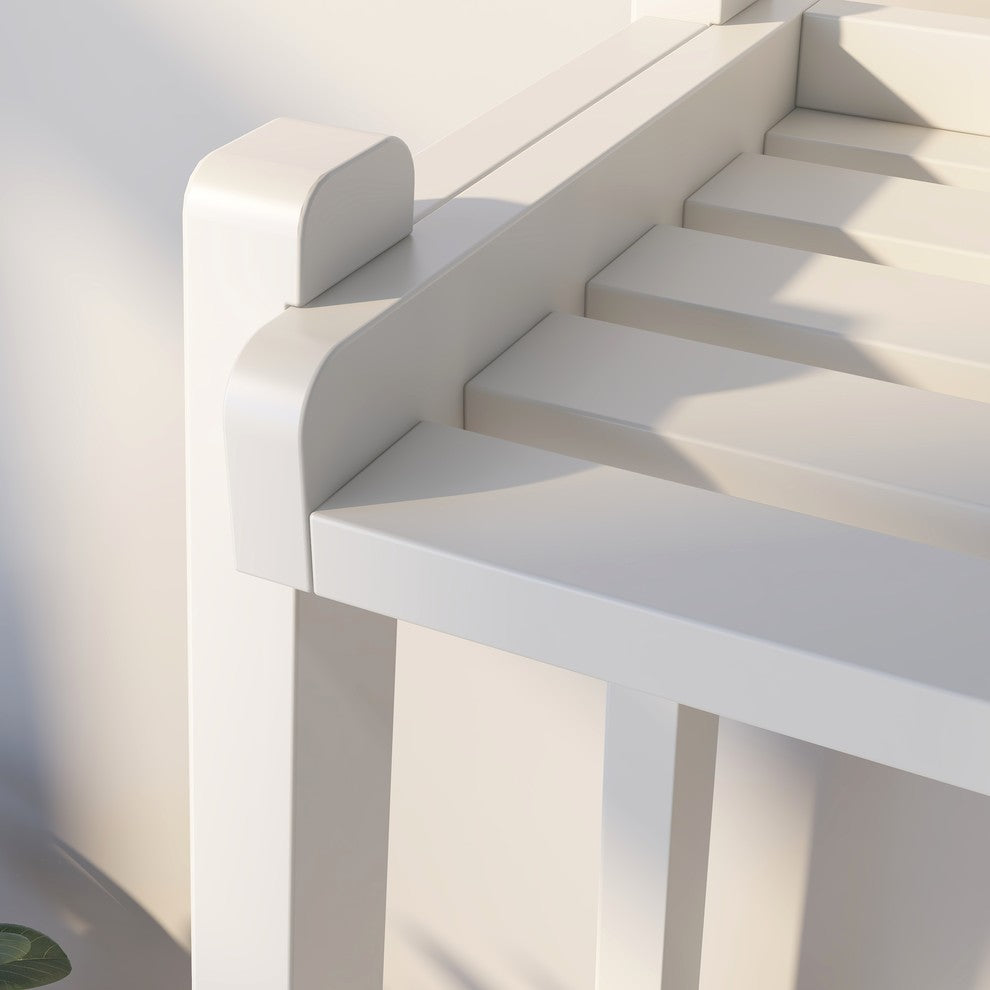Dunnsville 3-Tier Ladder Shelf, White