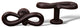 Oil Rubbed Bronze RKI Butterfly Pretzel Knob, RKICK9317RB