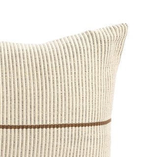 Handwoven Merido Pillow, Beige, 14"x20"