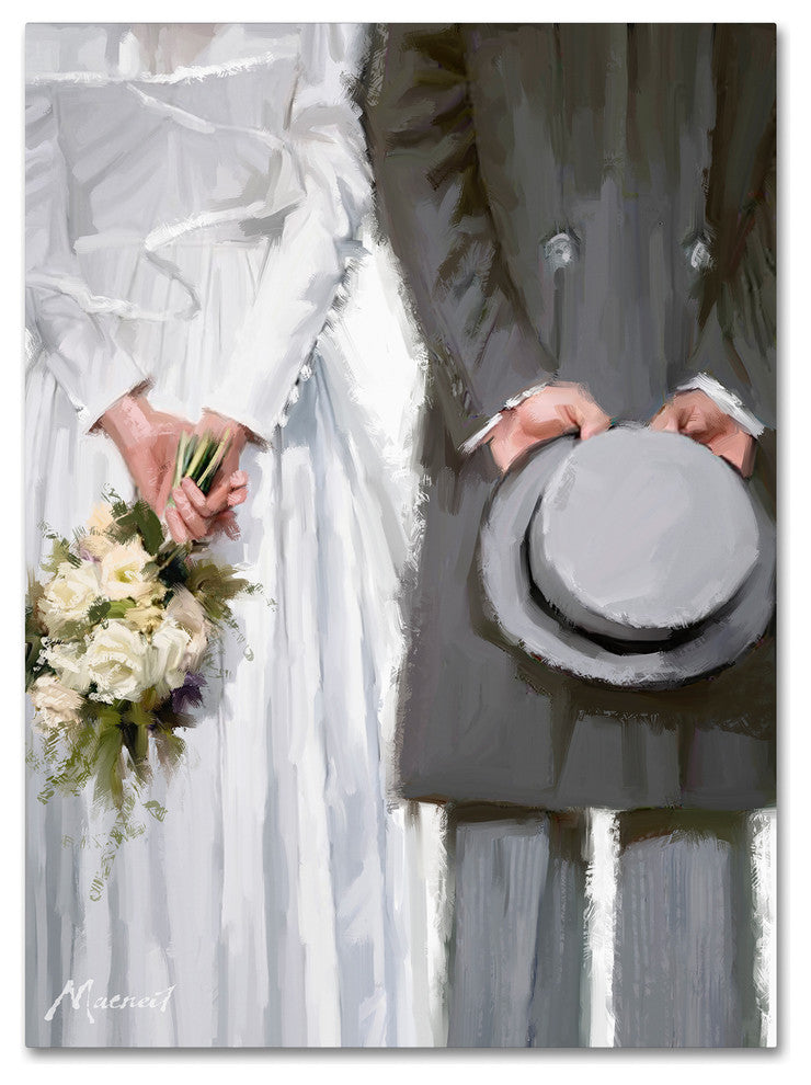 The Macneil Studio 'Bride and Groom' Canvas Art, 19"x14"