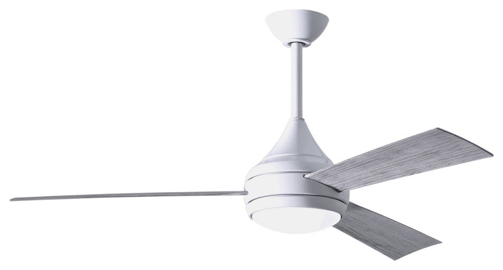 Matthews Fan, Donaire Coastal Ceiling Fan, Gloss White, Barn Wood