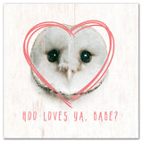 Owl Love 20x20 Canvas Wall Art