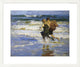 "At The Beach" Framed Digital Print by Edward Henry Potthast, 33x27"