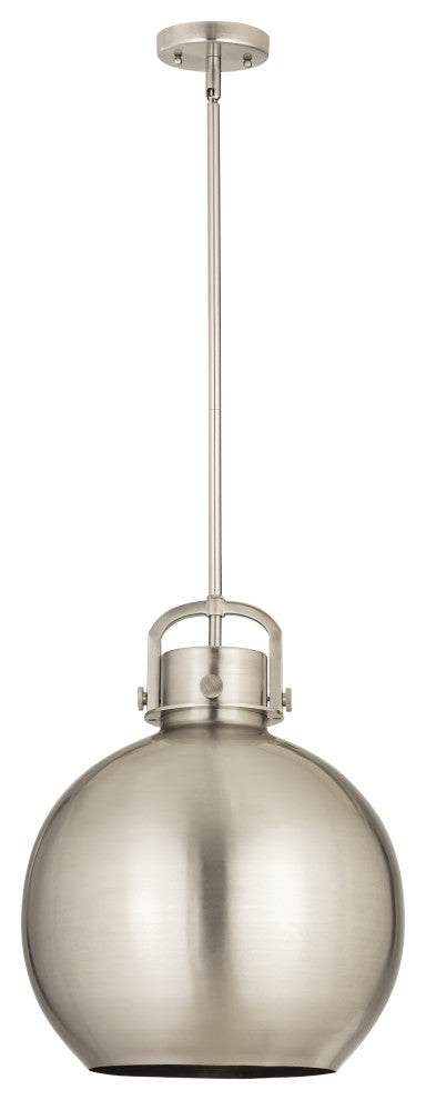 Innovations Lighting 710-1S-SN-M710-14SN Newton Sphere 1 Light 14" Pendant
