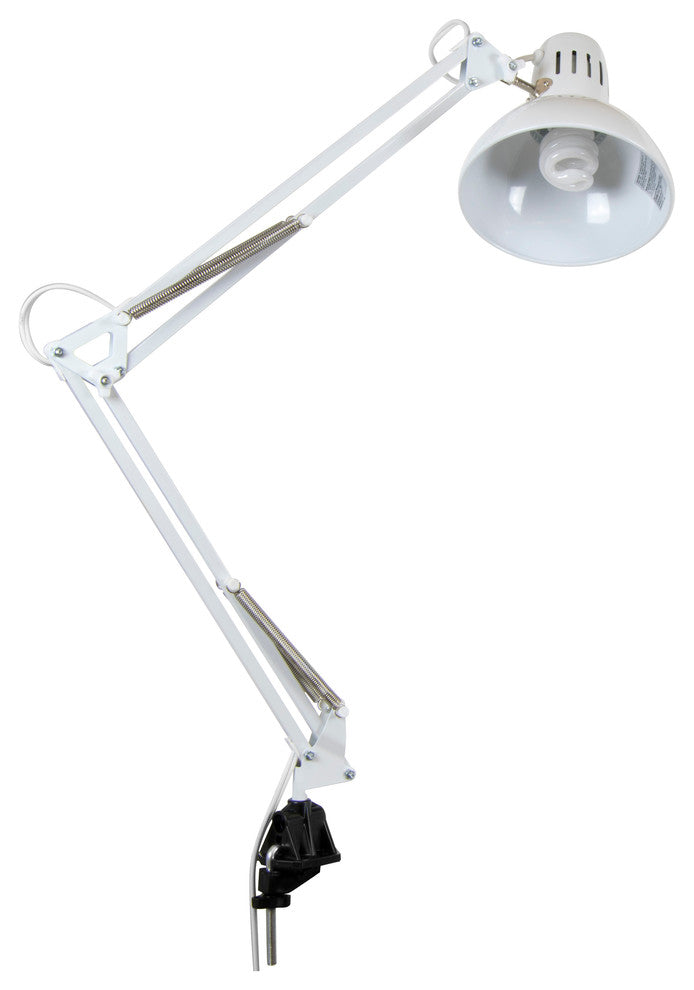 Swing Arm Lamp, White