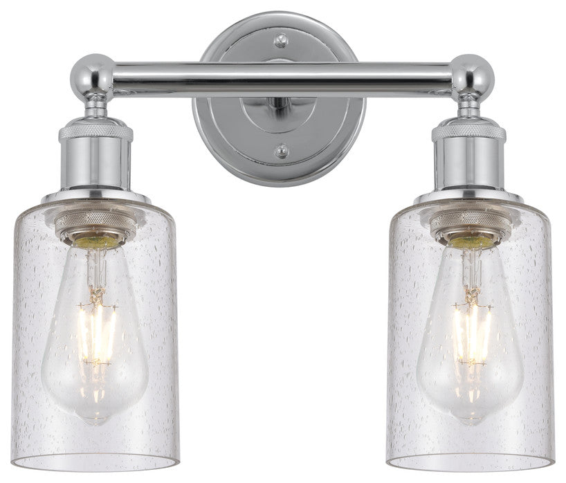 Clymer 2 12.875" Bath Vanity-Light Polished Chrome
