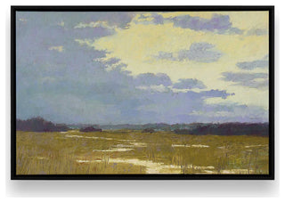 "Lemonade Skies" - A Serene Twilight Canvas Art Print