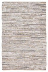 Jazz Contemporary Area Rug, Silver and Tan, 7'9"x10'6" Rectangle