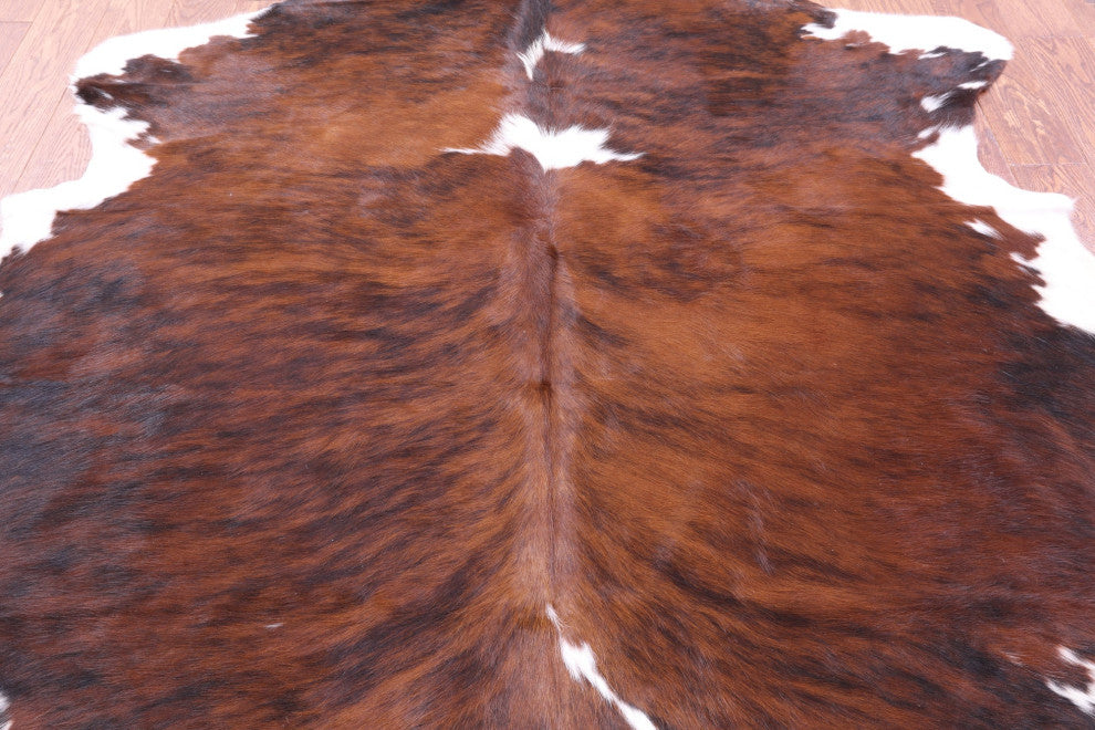 6' 11" X 5' 10" Natural Cowhide Rug C2001