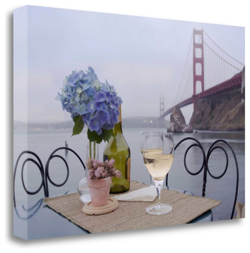"Dream Cafe Golden Gate Bridge - 3" By Alan Blaustein, Gallery Wrap Canvas