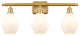 Innovations 516-3W-SG-G651-6-LED 3-Light Bath Vanity Light, Satin Gold